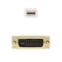 Nanocable Cable Adaptador o Conversor Mini DisplayPort Macho a DVI Macho de 2 Metros para Conectar Pantalla o Monitor, Color Blanco